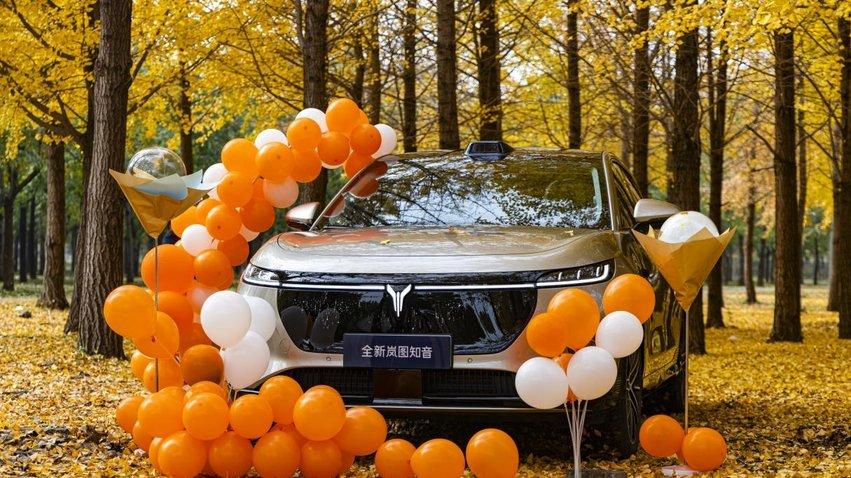 全新岚图知音“北平之秋”交车仪式，让用户体验超越驾驶本身