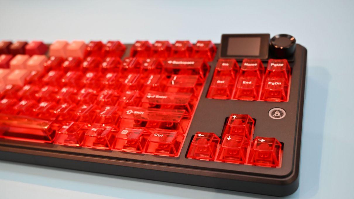 黑爵MK87赤焰红机械键盘体验：颜值与实力并存的数码新宠