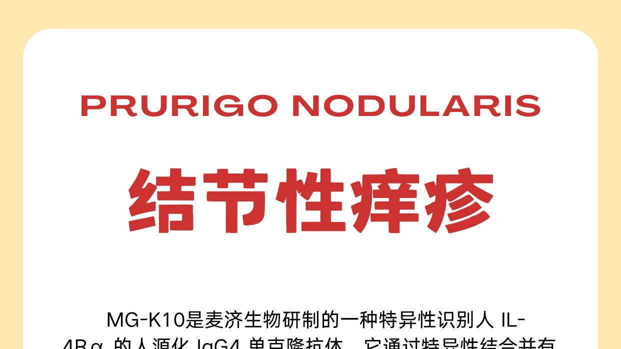 麦济生物-全国多中心结节性痒疹临床启动