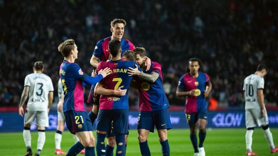 体坛午爆｜山东泰山明晚客战梅州客家，巴萨豪取西甲八连胜