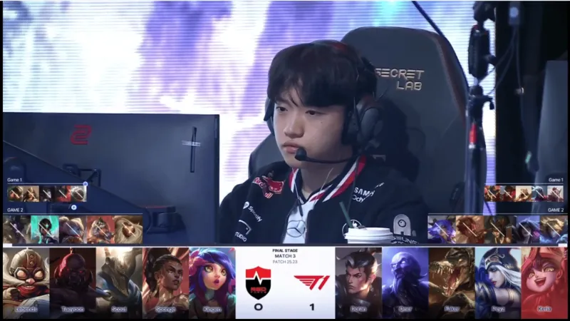 KeSPA杯：T1打不过HLE，还打不过你NS？Scout对Faker处于下风