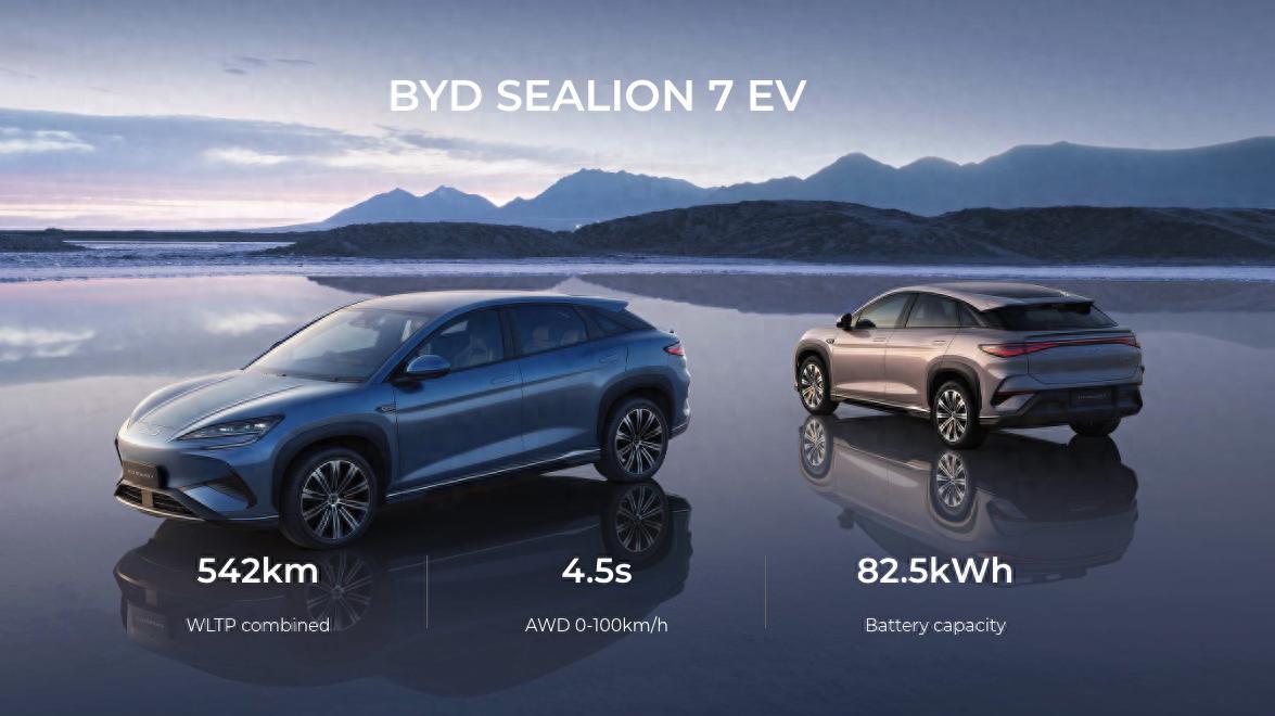 比亚迪海豹7将在韩国上市，今后每年向韩国投放一款电动车型！
