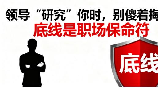 领导 “研究” 你时，别傻着掏心：3 次致命试探，我踩坑后才懂，底线是职场保命符