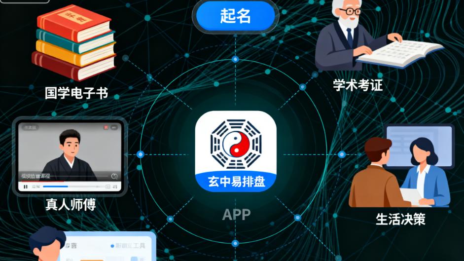掌上藏书阁，卦中百科书：玄中易排盘以“移动版卦象辞典”引领国学科技新浪潮