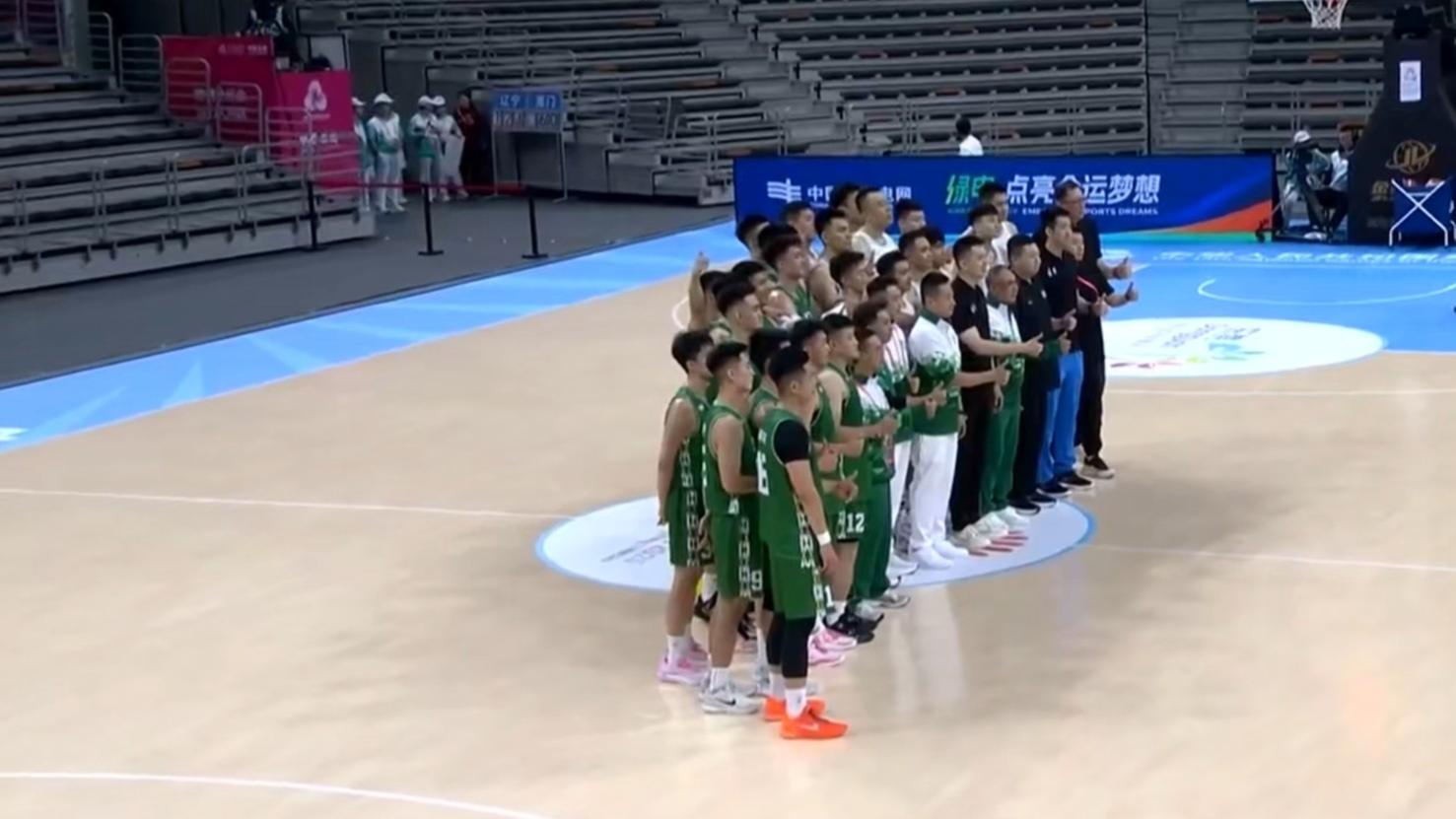 辽宁124-60澳门，辽宁澳门集体合影，诠释了全运会的意义！