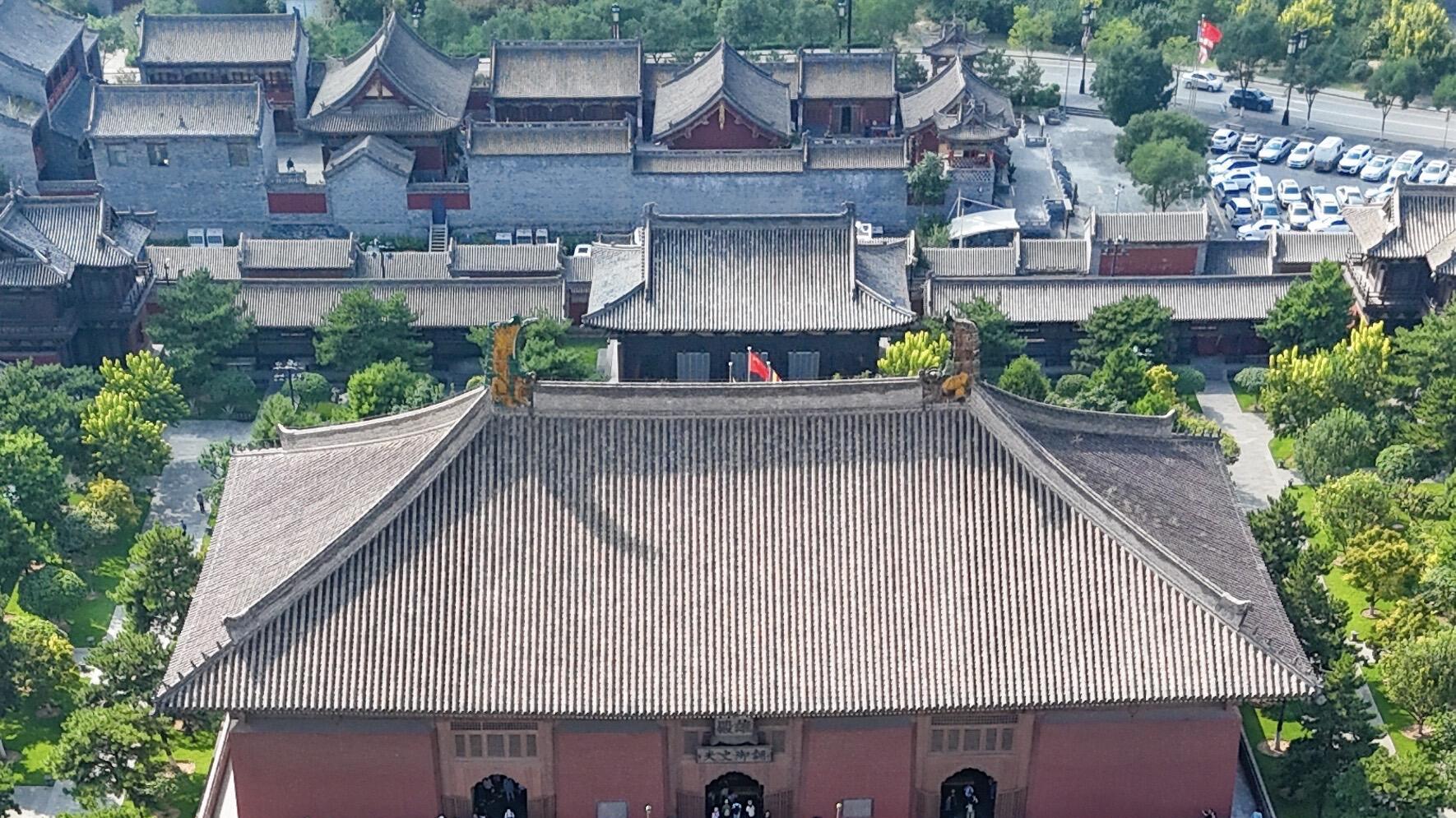 辽基金殿明塑清画，华严寺神作，木构界的顶流