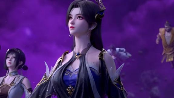 斗破苍穹：曹颖进星域，肩带不慎滑落，弓腿姿势把网友钓成了翘嘴