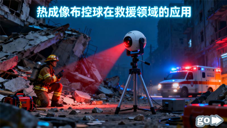 热成像布控球在救援领域的应用
