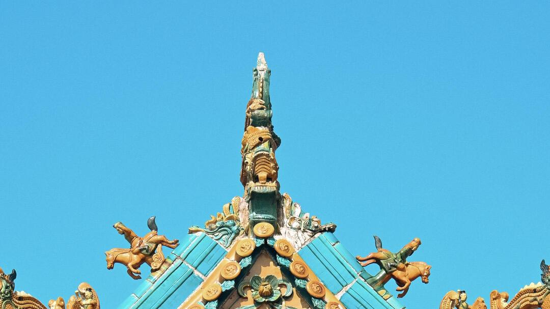 太行深山藏琉璃瑰宝，明万历牌坊双面浮雕，八仙故事跃然其上