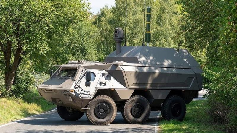 世界首款陆地移动垂发系统，Fuchs JAGM导弹系统