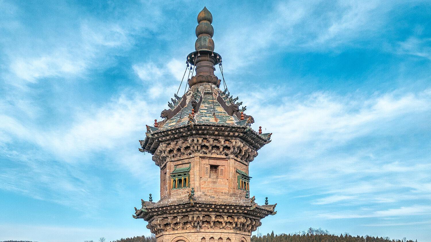 古建筑爱好者必去！晋城海会寺双塔，领略唐宋建筑美学