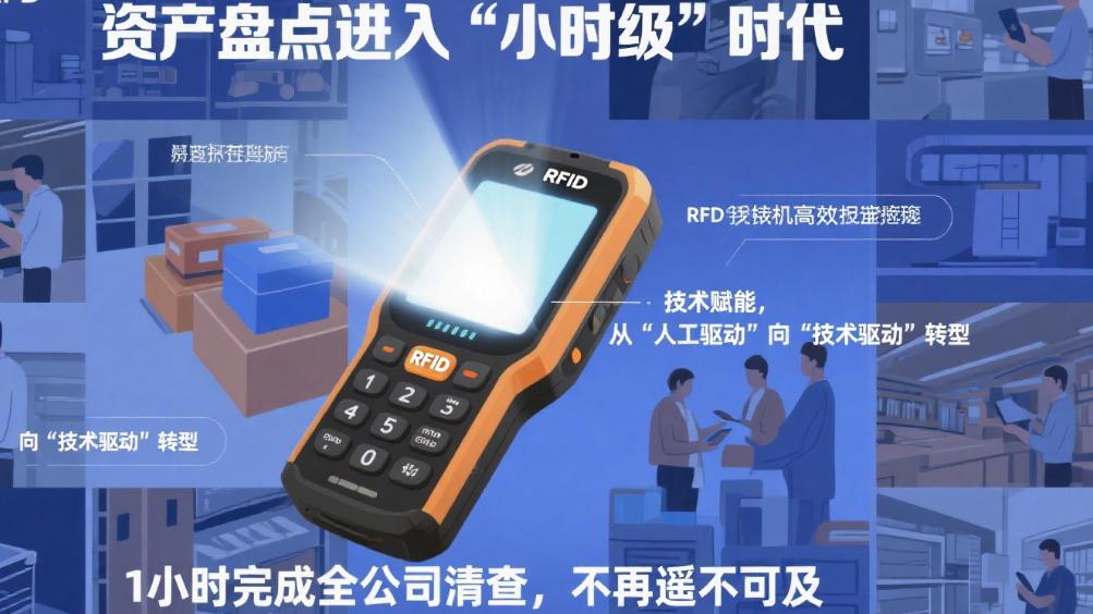 资产盘点慢？RFID手持机1小时全搞定！