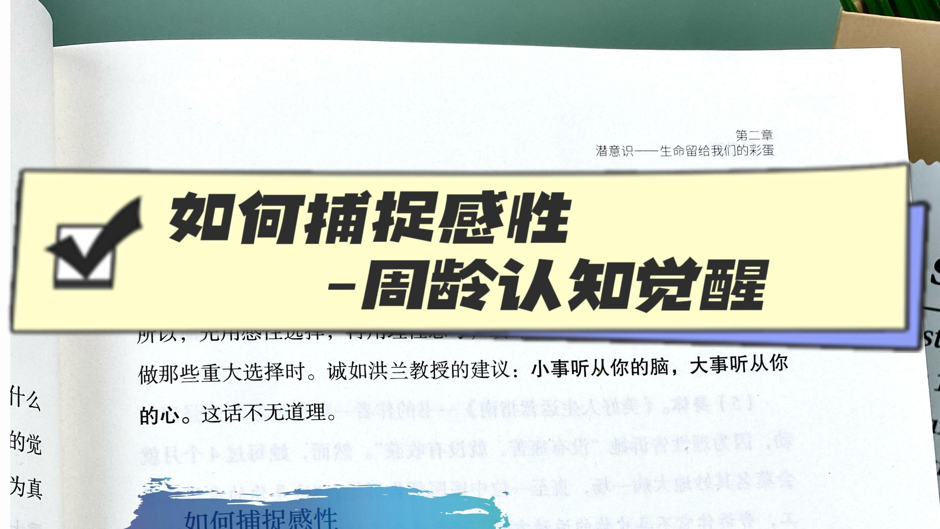 如何捕捉感性-周岭认知觉醒