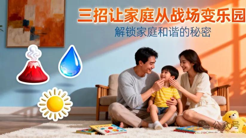三招让家庭从战场变乐园