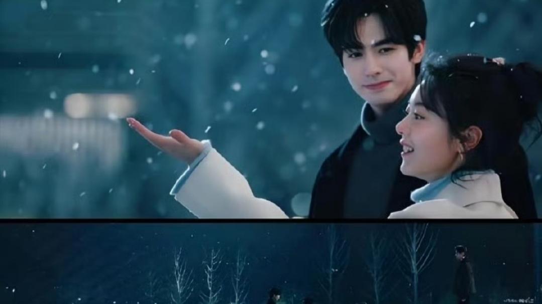 雪夜台阶封神！宋威龙赵今麦用20cm身高差演活“救赎式爱情”