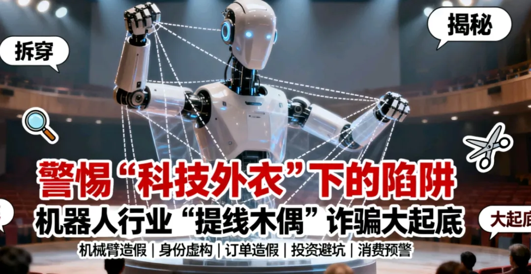 警惕“科技外衣”下的陷阱：机器人行业“提线木偶”诈骗大起底！