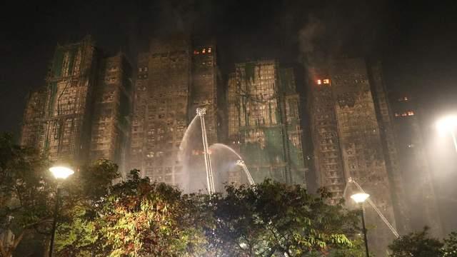 香港火灾已造成94人遇难