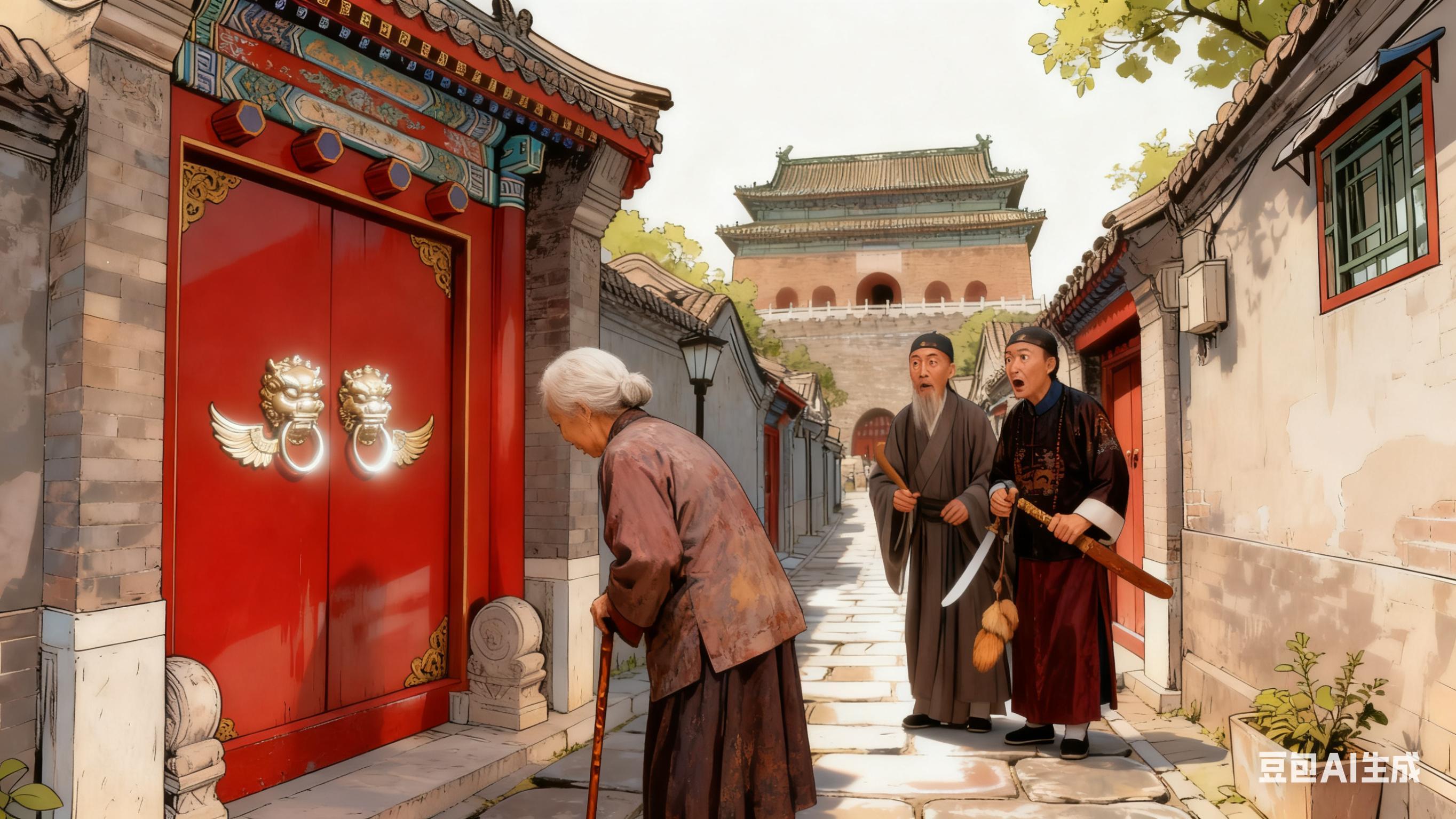 民间故事：门环生手，胡同里的夜半迎客鬼！