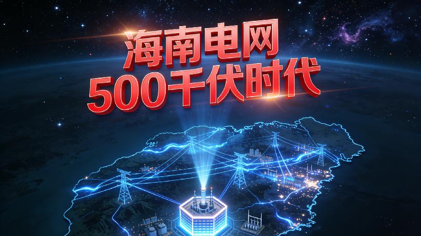 历史性跨越！海南电网迈入500千伏时代，电力输送能力激增四倍