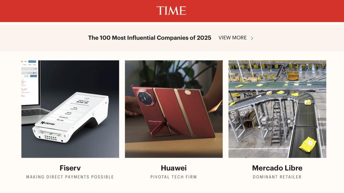 华为入选《时代周刊》全球100大最具影响力企业，三张“王牌”！