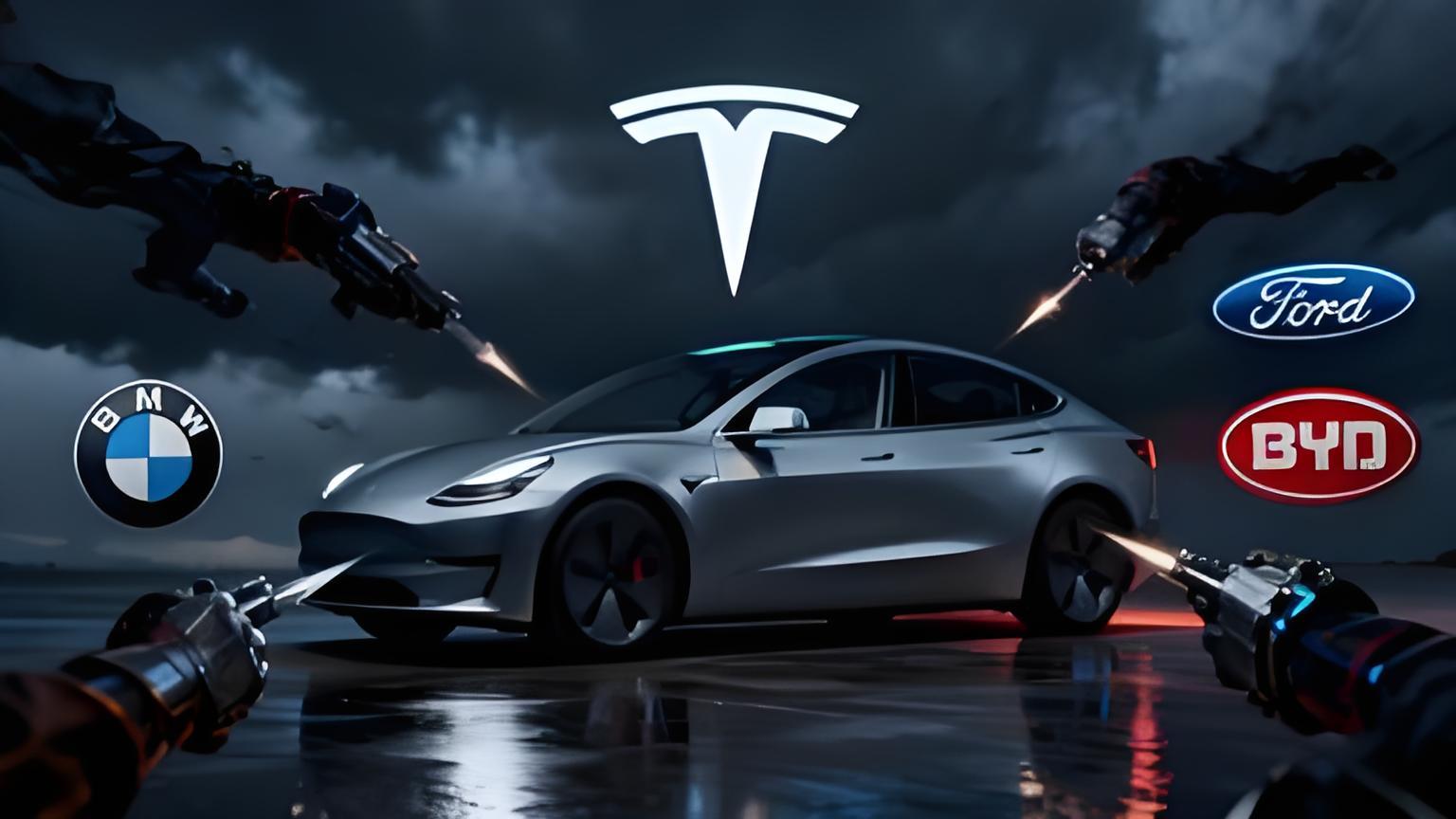 “特斯拉月销暴跌63.6%，市场寒冬来袭？背后的竞争激烈与挑战”