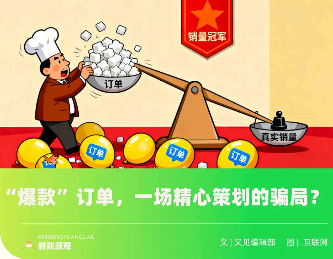 订单数，是现在车企最大的造假营销手段