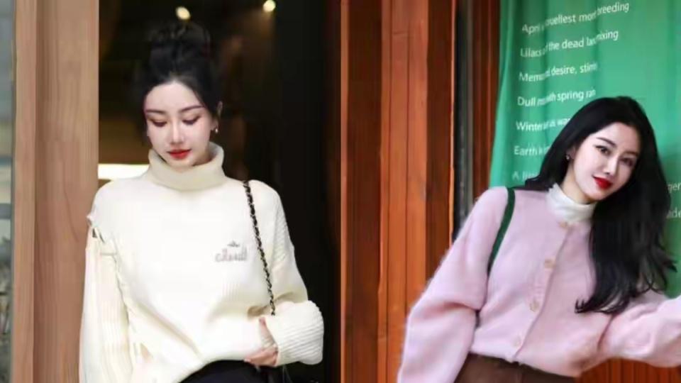 关晓彤的新造型火了！紫色卫衣+灰色半身裙，显气质又俏皮洋气