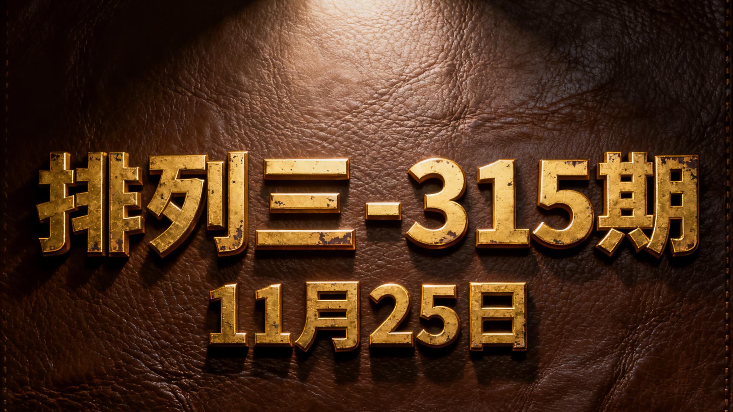 排列三上期802精准命中历史轨迹！315期神秘代码浮出水面！