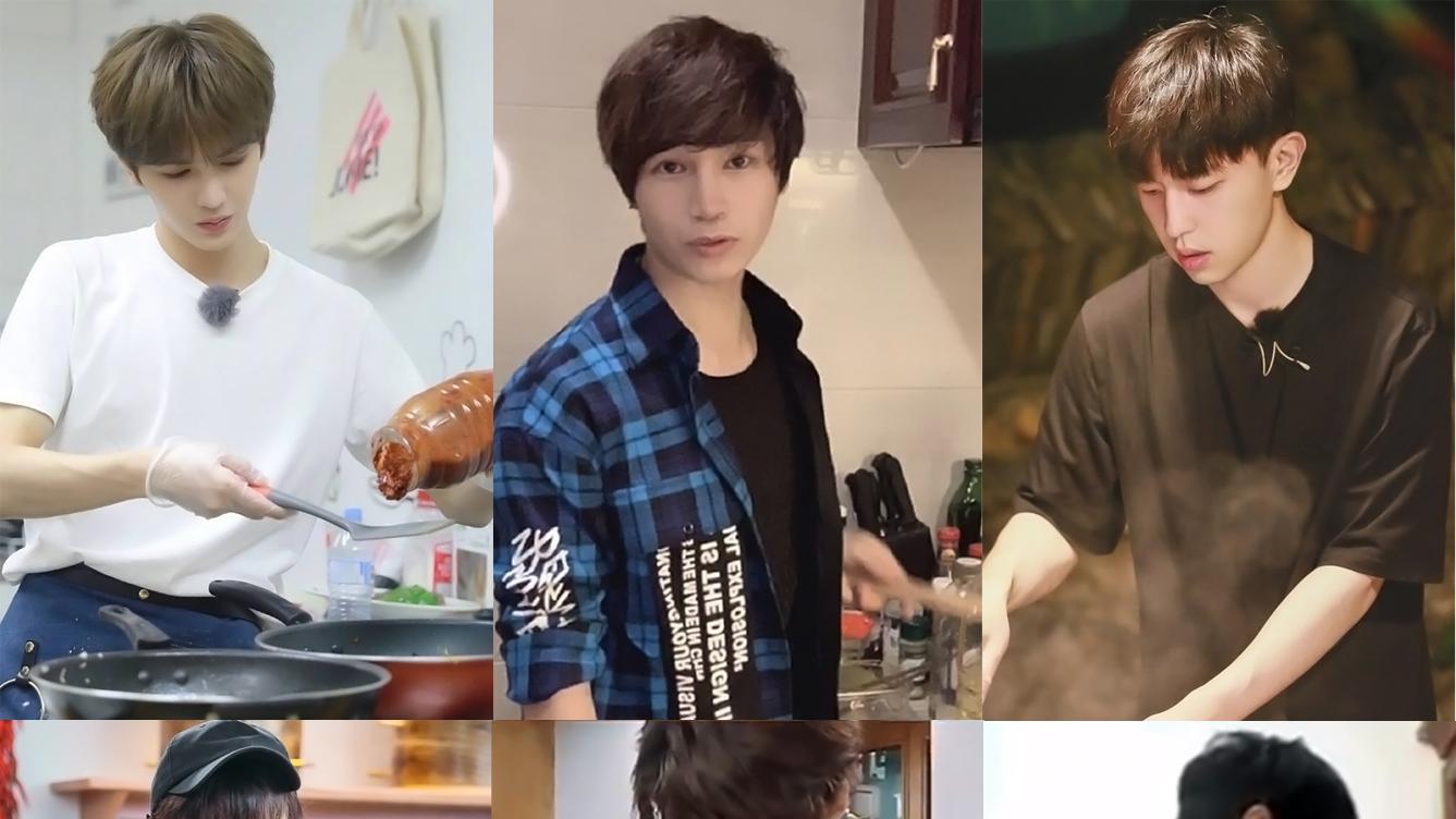 那些撩动味蕾的男星林更新陈奕天邓伦易烊千玺朱正廷王俊凯