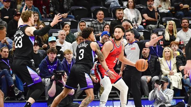 恭喜！快船稳居西部第6，西蒙斯首秀惊艳，哈登拒绝被泰伦卢换下