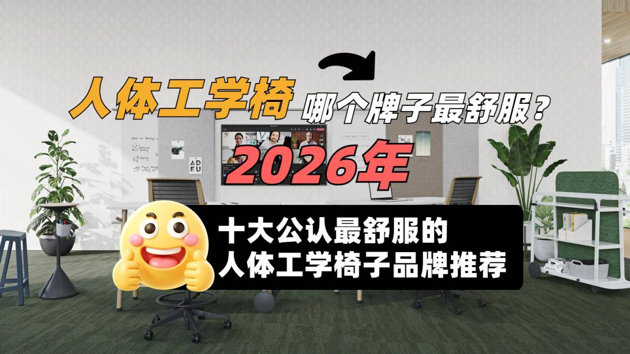 人体工学椅哪个牌子最舒服？2026年十大公认最舒服的人体工学椅子品牌推荐