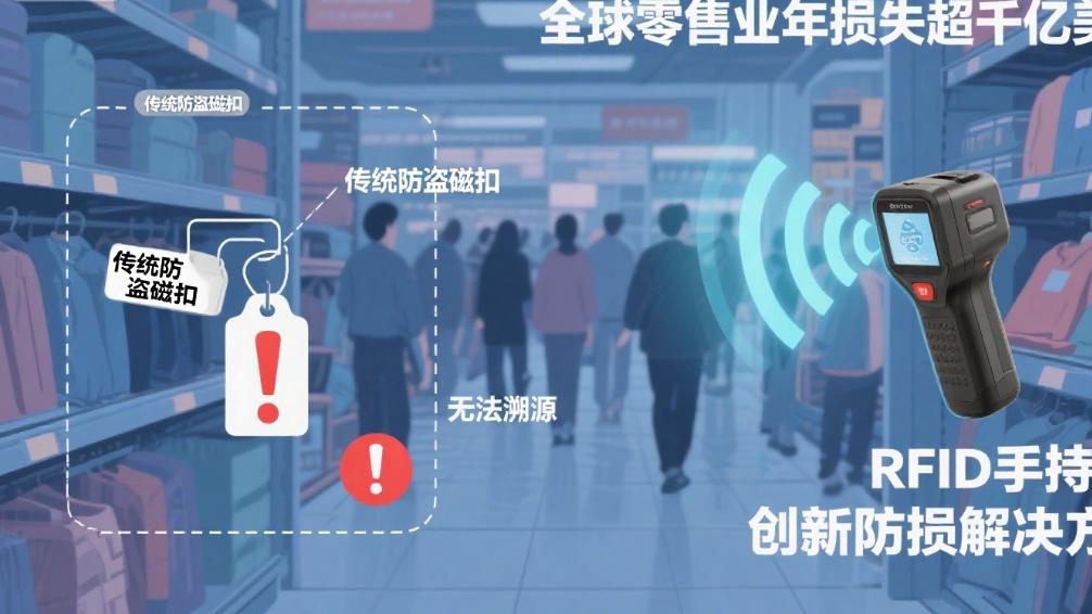 零售门店防损总做不好？RFID手持机能否成为你的“防盗神器”？