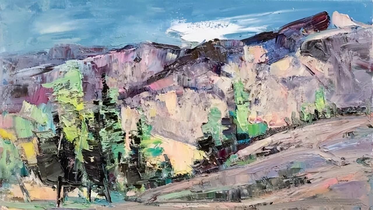 大地为卷 光影为笔——陈敏油画写生艺术中的生命共鸣