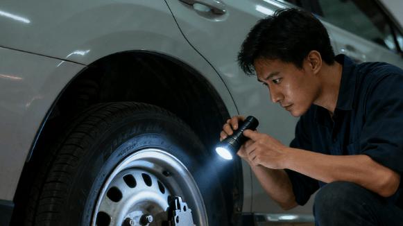 汽车刹车片磨损到啥程度必须更换？自己能判断刹车片厚度不？