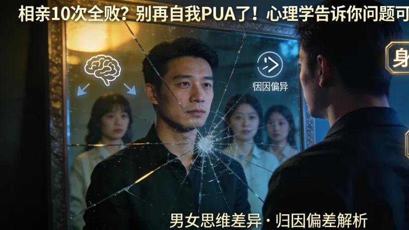 相亲十连败后我终于醒悟，男人的自我怀疑才是致命毒药