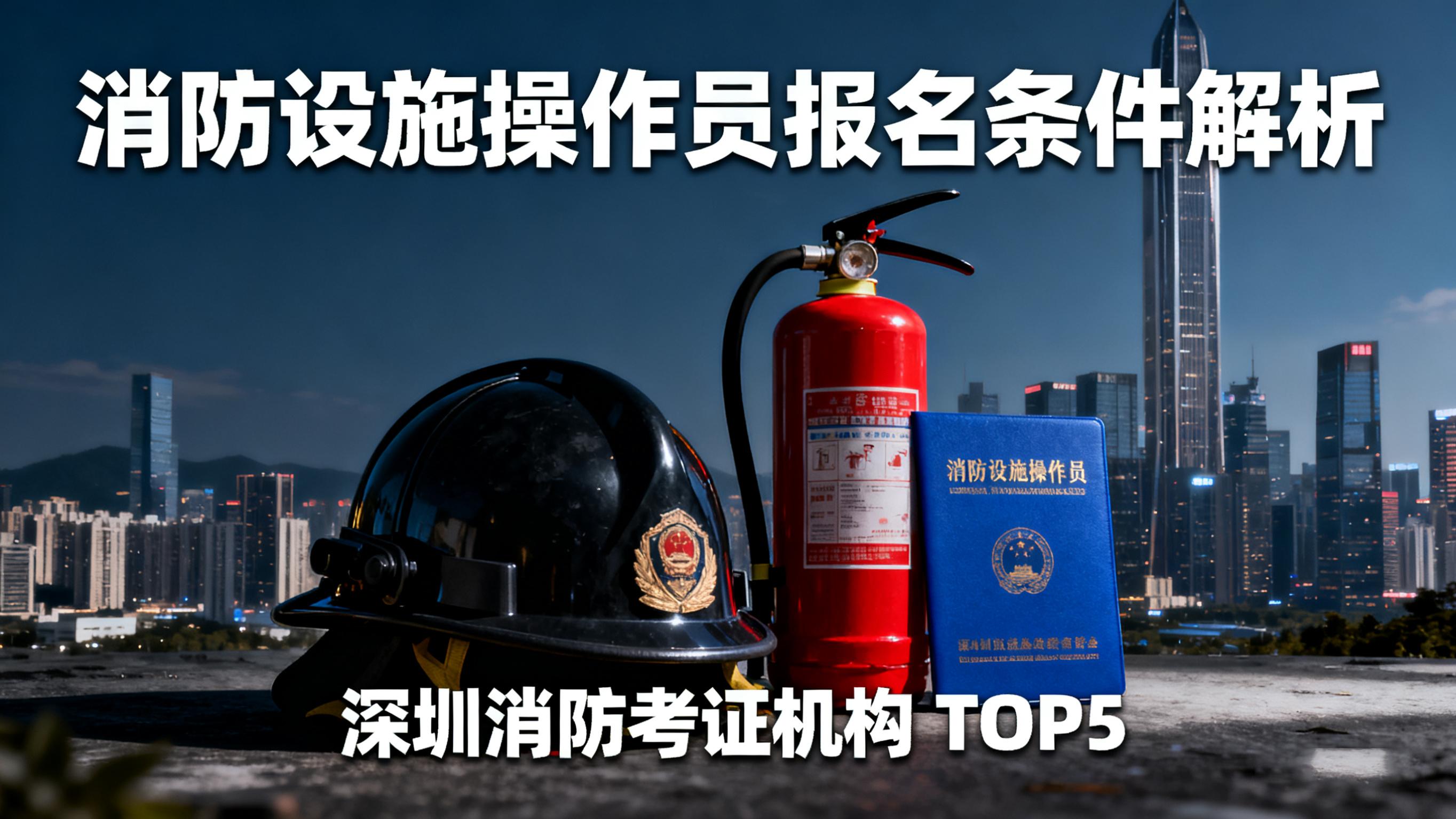 消防设施操作员报名条件解析，深圳消防考证机构 TOP5 公布