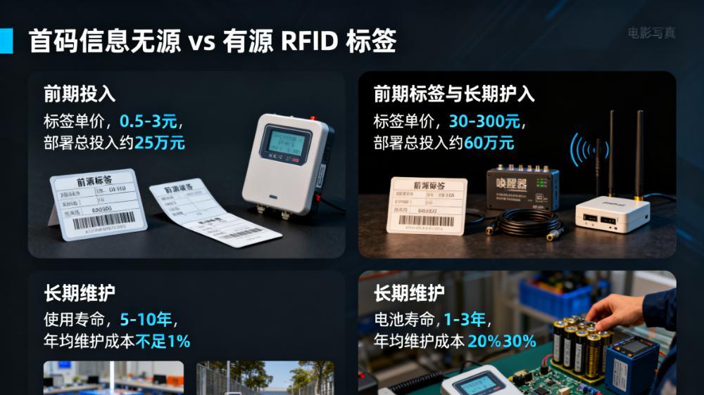无源 vs 有源 RFID 标签：在仓储管理中的成本效益分析
