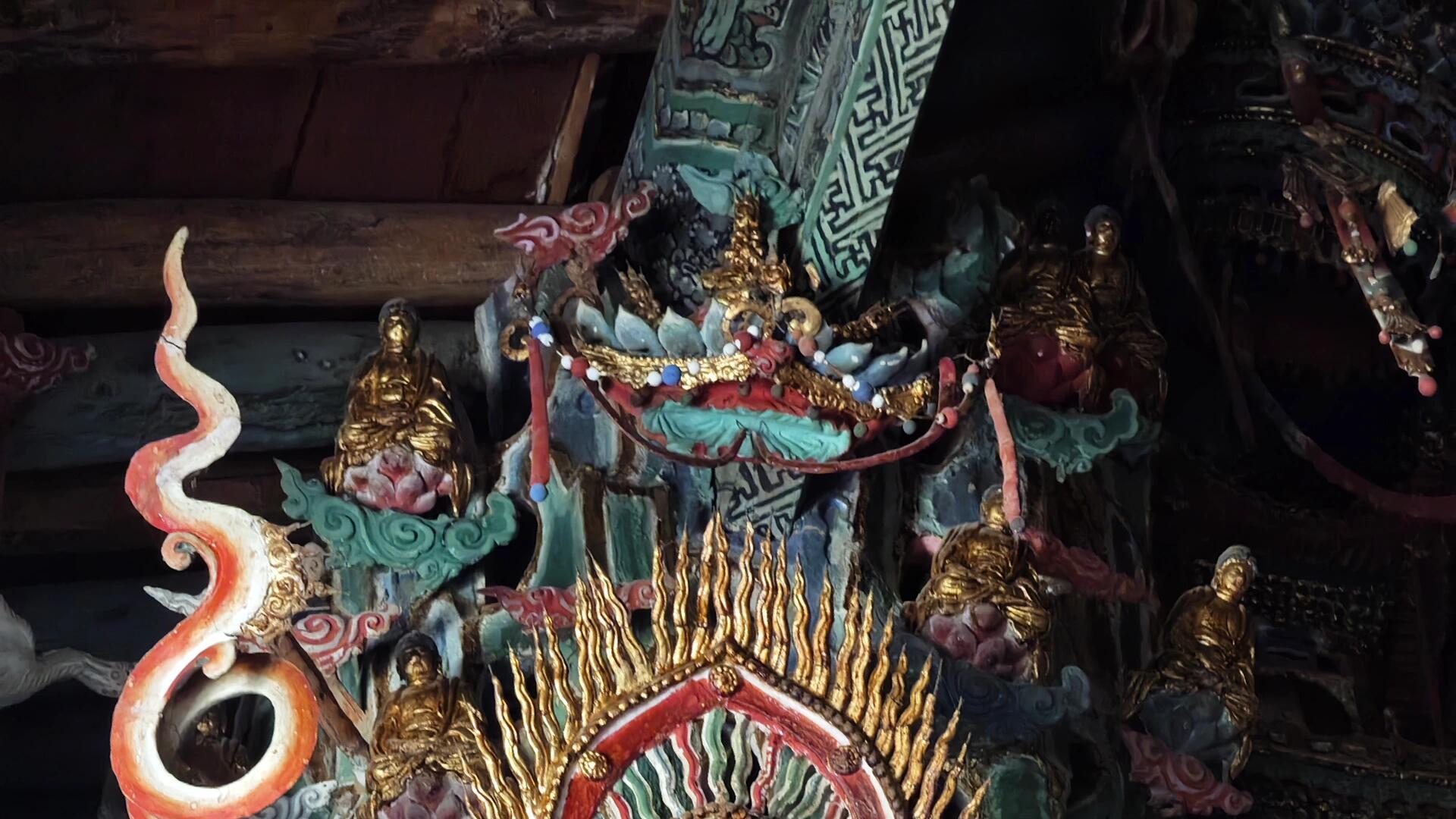 隰县小西天，深山藏古寺，悬塑见真章