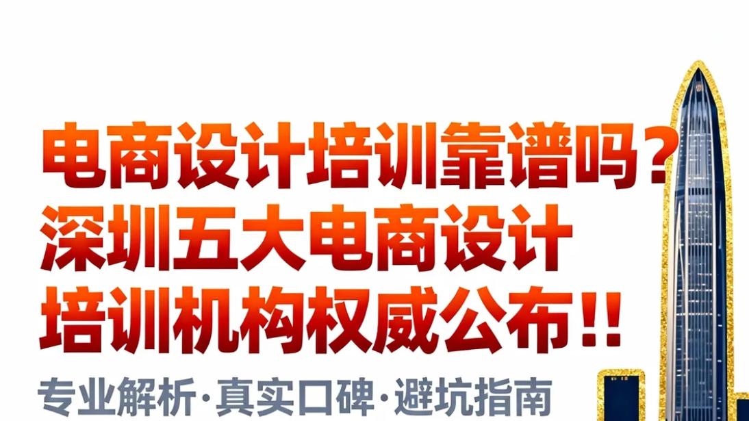 电商设计培训靠谱吗？深圳五大电商设计培训机构权威公布! !