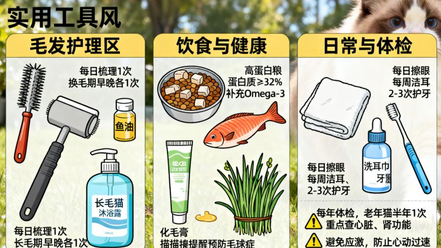 索马里猫 Mutation LH：基因突变的长毛野性精灵