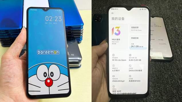 卡通动漫定制版小米数字系列手机，专属全局主题，蓝色皮肤很可爱