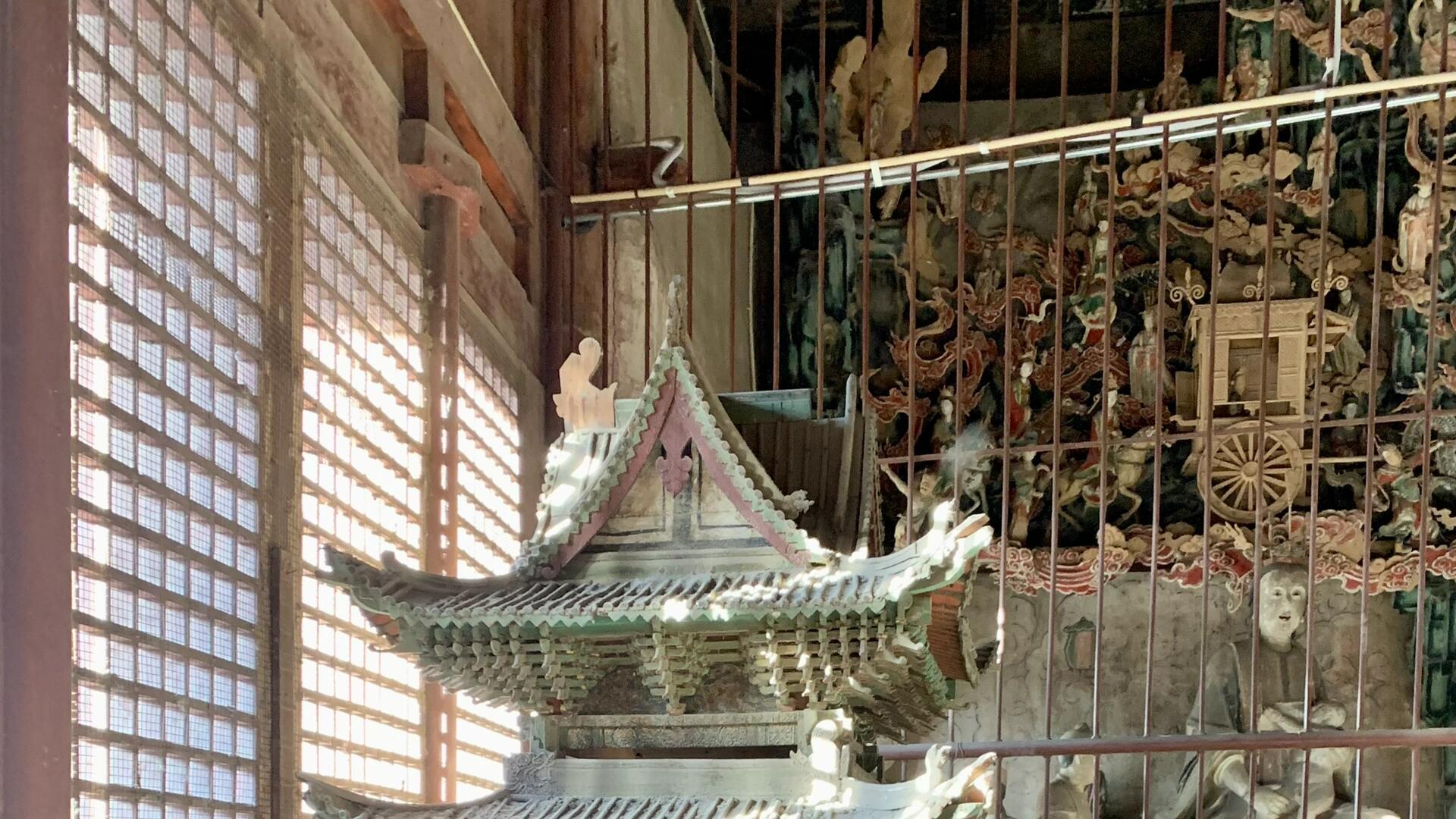 探秘汾阳太符观！后土圣母殿35尊彩塑震撼现世，千年艺术惊艳众人