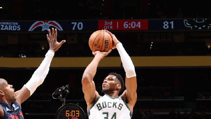 惨遭倒数第一逆转，送奇才第三胜！字母26分7板，小波特空砍30分