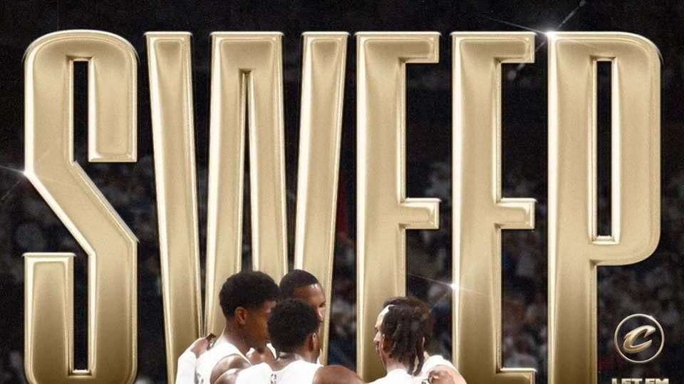 骑士4-0热火系列赛合计狂赢122分，创NBA历史纪录