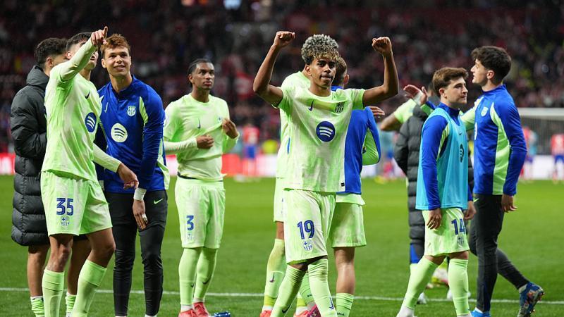 国王杯半决赛次回合巴萨1比0险胜马竞，总比分5-4晋级