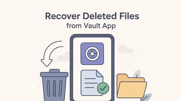 从 Vault App 恢复已删除的文件