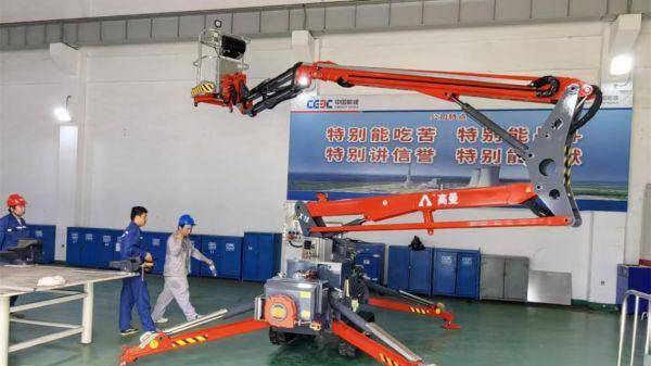 高曼重工蜘蛛车X18交付中国能建集团，赋能复杂地形电力建设