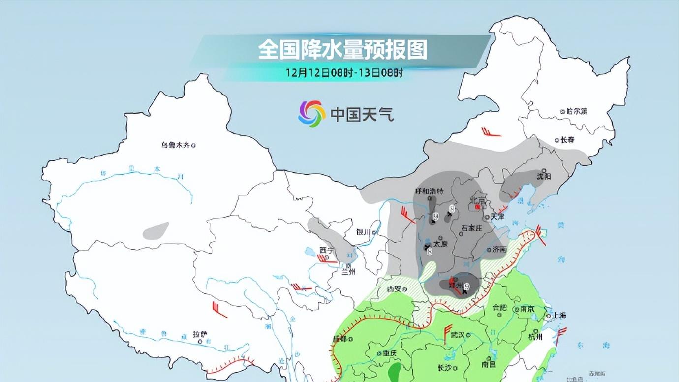 立冬以来最大规模雨雪上线