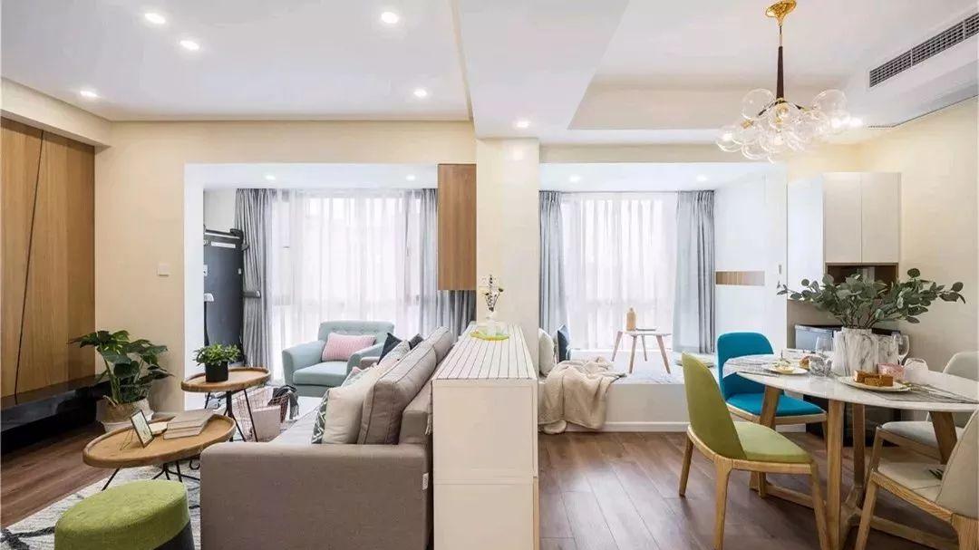 59㎡北欧风格小户型功能应有尽有，不服不行