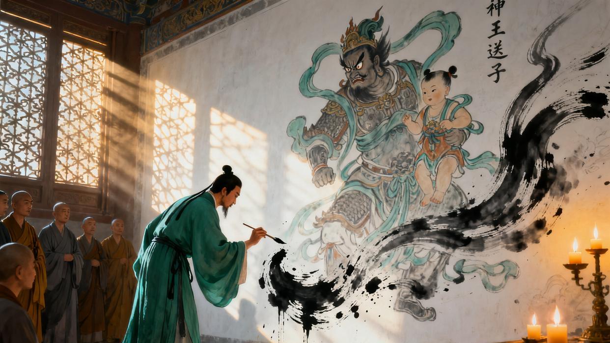 吴道子：笔墨动鬼神的大唐画圣！他的“吴带当风”，滋养中华艺术千年魂